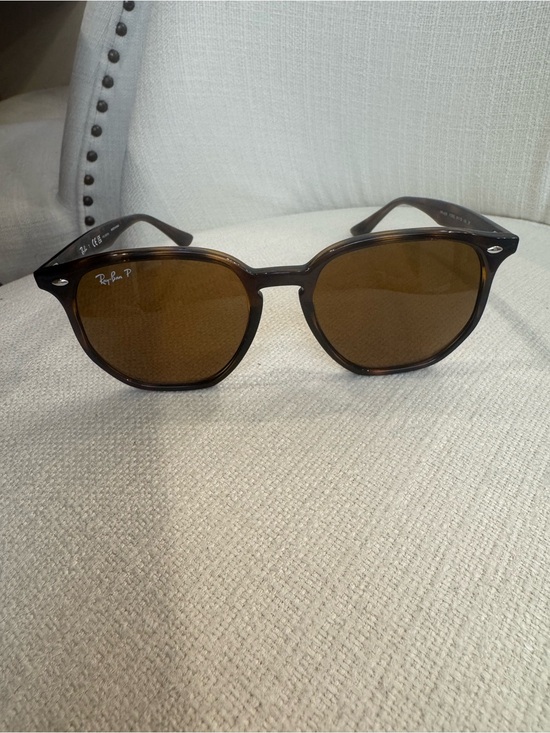 Ray-Ban Tortoiseshell Brown Lens Round Sunglasses main image 5